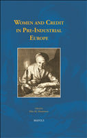 E-book, Women and Credit in Pre-Industrial Europe, Brepols Publishers
