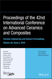 E-book, Proceedings of the 42nd International Conference on Advanced Ceramics and Composites, Volume 39, Issue 2, American Ceramic Society