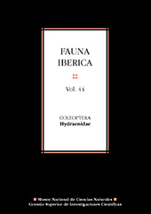 E-book, Fauna iberica : vol. 44., Coleoptera : Hydraenidae, CSIC, Consejo Superior de Investigaciones Científicas