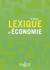 E-book, Lexique d'économie, Éditions Dalloz