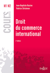 E-book, Droit du commerce international., Éditions Dalloz