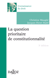 E-book, La question prioritaire de constitutionnalité, Éditions Dalloz