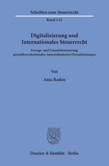 E-book, Digitalisierung und Internationales Steuerrecht. : Ertrags- und Umsatzbesteuerung grenzüberschreitender, internetbasierter Dienstleistungen., Duncker & Humblot