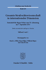 E-book, Gesamte Strafrechtswissenschaft in internationaler Dimension. : Festschrift für Jürgen Wolter zum 70. Geburtstag am 7. September 2013. 2 Teilbände., Duncker & Humblot