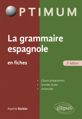 E-book, La grammaire espagnole en fiches, Édition Marketing Ellipses