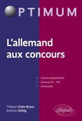 E-book, L'allemand aux concours, Édition Marketing Ellipses