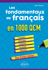 E-book, Les fondamentaux de français en 1000 QCM, Édition Marketing Ellipses