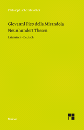 E-book, Neunhundert Thesen : Zweisprachige Ausgabe, Felix Meiner Verlag