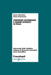 E-book, Corporate governance e gender diversity in Italia, Franco Angeli