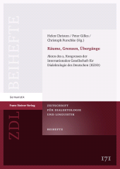 E-book, Räume, Grenzen, Übergänge : Akten des 5. Kongresses der Internationalen Gesellschaft für Dialektologie des Deutschen (IGDD), Franz Steiner Verlag GmbH