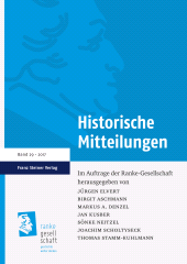 E-book, Historische Mitteilungen 29 (2017) : Das Jahr 1917 und die Zeitgeschichte, Franz Steiner Verlag GmbH