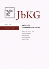 E-book, Jahrbuch für Kommunikationsgeschichte 20 (2018), Franz Steiner Verlag GmbH