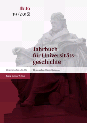E-book, Jahrbuch für Universitätsgeschichte 19 (2016) : Disputatio: Wissenschaft im Kontext, Franz Steiner Verlag GmbH