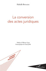 E-book, La conversion des actes juridiques, L'Harmattan