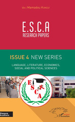 E-book, ESCA research papers : issue 4 new series : language, literature, economics, social and political sciences, L'Harmattan