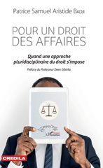 E-book, Pour un droit des affaires : quand une approche pluridisciplinaire du droit s'impose, L'Harmattan Sénégal
