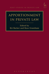 E-book, Apportionment in Private Law, Hart Publishing