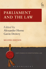 E-book, Parliament and the Law, Hart Publishing