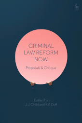 E-book, Criminal Law Reform Now : Proposals & Critique, Hart Publishing