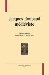 E-book, Jacques Roubaud médiéviste, Honoré Champion