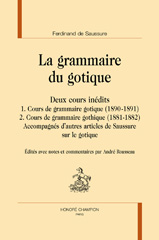 E-book, La grammaire du gotique : Deux cours inédits, Honoré Champion