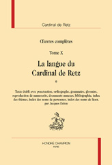 eBook, Oeuvres complètes : La langue du cardinal de Retz, Honoré Champion