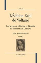 E-book, L'édition Kehl de Voltaire : Une aventure éditoriale et littéraire au tournant des Lumières, Honoré Champion