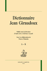 E-book, Dictionnaire Jean Giraudoux, Honoré Champion