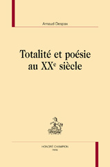 E-book, Totalité et poésie au XXe siècle, Honoré Champion