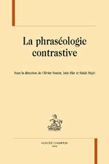 eBook, La phraséologie contrastive, Honoré Champion