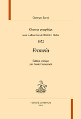 E-book, Francia: 1872, Sand, George, Honoré Champion
