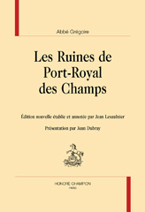 E-book, Les ruines de Port-Royal des Champs, Honoré Champion
