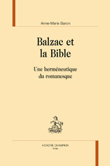 E-book, Balzac et la Bible : Une herméneutique du romanesque, Honoré Champion