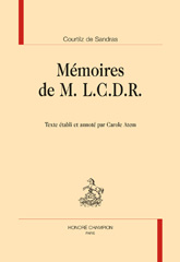 E-book, Mémoires de M. L.C.D.R, Honoré Champion