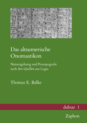 E-book, Das altsumerische Onomastikon : Namengebung und Prosopografie nach den Quellen aus Lagas, ISD