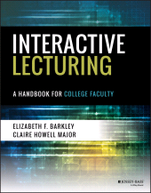 E-book, Interactive Lecturing : A Handbook for College Faculty, Jossey-Bass
