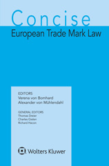 E-book, Concise European Trade Mark Law, Wolters Kluwer