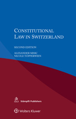 E-book, Constitutional Law in Switzerland, Kluwer Law International