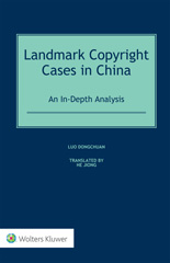 E-book, Landmark Copyright Cases in China, Wolters Kluwer