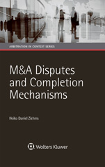 eBook, M&A Disputes and Completion Mechanisms, Kluwer Law International