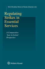 E-book, Regulating Strikes in Essential Services, Wolters Kluwer