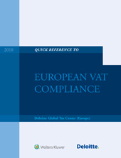 E-book, Quick Reference to European Vat Compliance, Kluwer Law International