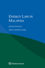 E-book, Energy Law in Malaysia, Kluwer Law International