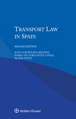 E-book, Transport Law in Spain, Pulido-Begines, Juan-Luis, Wolters Kluwer