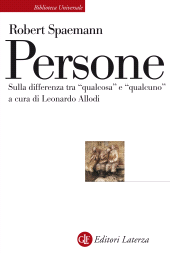E-book, Persone. Sulla differenza tra «qualcosa» e «qualcuno», Laterza