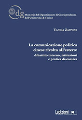 E-book, La comunicazione politica cinese rivolta all'estero : dibattito interno, istituzioni e pratica discorsiva, Ledizioni