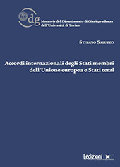 eBook, Accordi internazionali degli Stati membri dell'Unione europea e Stati terzi, Saluzzo, Stefano, Ledizioni