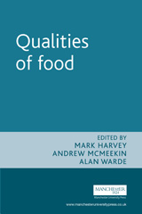 E-book, Qualities of food, Manchester University Press