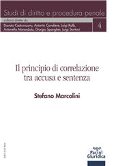 eBook, Principio di correlazione tra accusa e sentenza, Marcolini, Stefano, Pacini