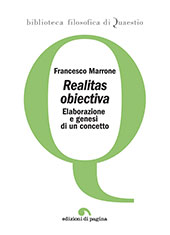 eBook, Realitas obiectiva : elaborazione e genesi di un concetto, Marrone, Francesco, Edizioni di Pagina